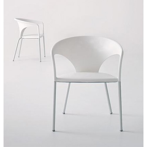 Πλαστική καρέκλα με διάτρητη πλάτη και κάθισμα Terrace